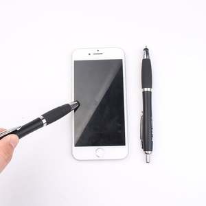 Bolígrafo de Plástico Negro con Logotipo Personalizado al por Mayor, con Punta Táctil y Ancho de Escritura de 1.0 mm - Product Image 4