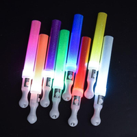 Bâton lumineux LED cylindrique personnalisé avec logo, clignotant, pour fêtes, Nouvel An, festivals, carnavals, accessoires de cheering, commande en gros