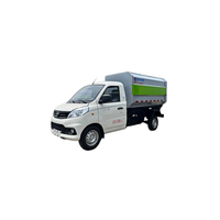 Camion benne compacteuse HLW prêt à l'exportation, à benne basculante fermée, à bras de levage hydraulique robuste, diesel, 4495 kg MVM, pour déchets