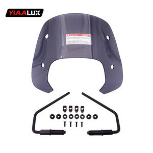 Material PMMA para scooter, parabrisas corto <span class=keywords><strong>de</strong></span> 32x28cm, color humo, para Vespa, privacidad, 150 - Product Image 1