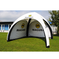 Tente gonflable géante de noël, personnalisée, pour publicité de fête de Camping