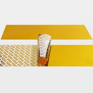 Étiquette anti-contrefaçon dorée brillante VOID semi-transférable, autocollant anti-contrefaçon VOID doré - Product Image 2