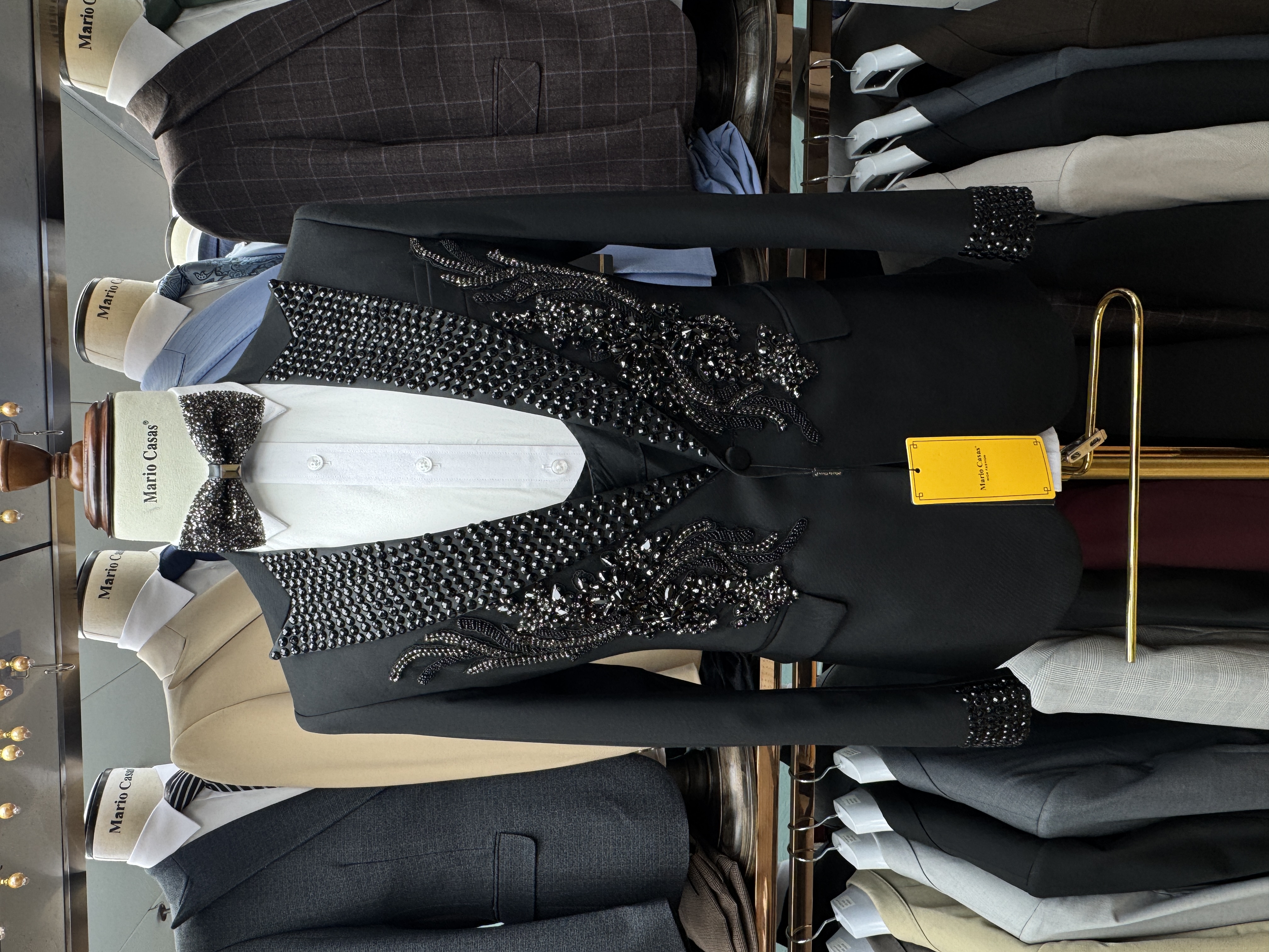 Black-3pcs/set-Veste + gilet + pantalon