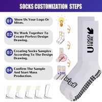 Chaussettes de yoga en coton respirant avec logo personnalisé, antidérapantes, pour le fitness, la barre et le Pilates, pour femmes, chaussettes antidérapantes