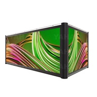 Pantalla LED para Techo de Taxi P2mm, Tres Lados, HD a Todo Color, Eficiente Energéticamente, Letrero Publicitario para Techo de Vehículo, Modelo YAHAM 7.0 Innovador