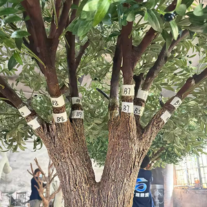 Hot Bán Tùy Chỉnh Lớn Nhân Tạo Olive <span class=keywords><strong>Tree</strong></span> Handmade Thực Tế Trong Nhà Và Ngoài Trời Nhựa Và Vải Cây - Product Image 4