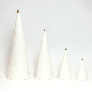 세라믹 조명 순수한 흰색 크리스마스 트리 데스크탑 홈 실내 장식 차 조명 로맨틱 웨딩 장식 사용자 정의 빛나는 - Product Image 4