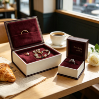 Boîtes à bijoux en gros avec doublure en velours pour bagues, colliers, boucles d'oreilles en perles, et emballages de bougies – Coffret cadeau