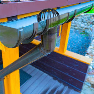 Cubierta de Malla Antiobstrucción de Plástico Negro para Drenaje de Redes de Horticultura, Salida de Drenaje, Protector de Canaletas de Lluvia para Exteriores y <span class=keywords><strong>Balcones</strong></span> - Product Image 4