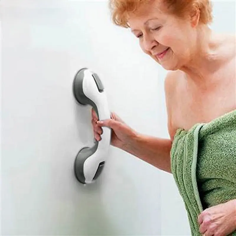 MZL Bath Bathroom Suction Grab Bar Safety Shower Tub Support Grip Handle Helping Handle