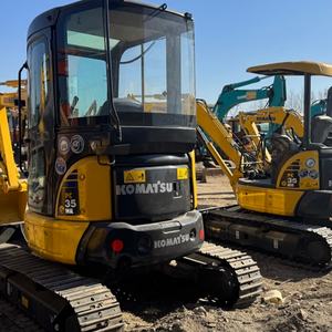 Mini-pelle Komatsu d'occasion d'origine japonaise de 3,5 tonnes, Komatsu PC35, excavatrice - Product Image 3