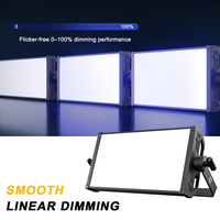 Panneau lumineux LED bicolore pour vidéoconférence, CRI élevé Ra94, 200W, 2700K-10000K, DMX512 RDM, lumière douce de studio pour diffusion télévisuelle
