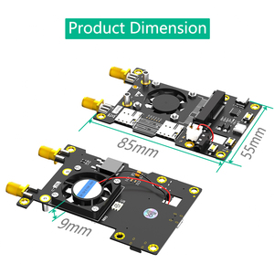 Carte adaptateur PCIE réseau LTE Raspberry Pi 3 Gram avec ventilateur LED à changement de couleur et base de montage Stock Base Hat pour Raspberry Pi 3 Gram - Product Image 2