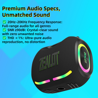 ZEALOT ZE01 120W Speaker LED RGB Tahan Air untuk Luar Ruangan Bertenaga Baterai dengan Input AUX