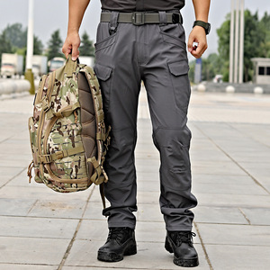 Pantalones cargo tácticos para exteriores para hombres: multibolsillo, Ripstop, estiramiento, pantalones de escalada para <span class=keywords><strong>senderismo</strong></span> para aventura - Product Image 2