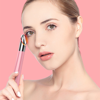 Anti-Aging Rimpel Galvanische Ion Oogstress Reliëf Zak Donkere Cirkel Rimpels Verwijderaar Mini Oog Massage Pen C-507