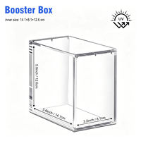Boîte de protection Elite Trainer Box en acrylique transparent de 5 mm d'épaisseur, résistance UV 99 %, avec couvercles magnétiques robustes, directement de l'usine.