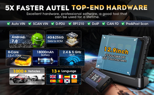 Autel MaxiCOM Ultra Lite teşhis araçları OBD2 tarayıcı topoloji <span class=keywords><strong>2</strong></span>.0 J2534 ECU programlama Ultra MS919 MS909 olarak aynı - Product Image 3