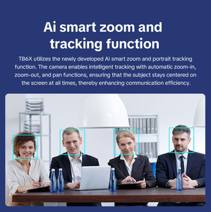 Barre vidéo 4K IA avec <span class=keywords><strong>zoom</strong></span> optique 3x, 6 micros intégrés, 4 micros sans fil et cache de confidentialité automatique pour les salles moyennes à grandes - Product Image 4