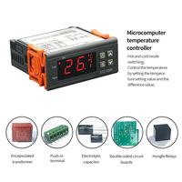 Thermostat STC-1000 de haute qualité pour entrepôt frigorifique 220V 50/60HZ – Instrument de contrôle de température pour une préservation optimale