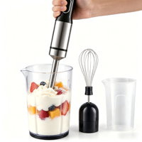 Mixeur Plongeant Électrique Multifonctionnel en Acier Inoxydable 1200W à Vitesse Variable pour Smoothies et Purées, Usage Domestique, Qualité Allemande
