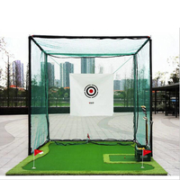 Qianshun Cage de golf légère professionnelle pour l'entraînement, avec filet en acier et polyéthylène, fabriquée en Chine