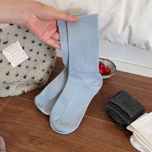 Bio serica Era Hochwertige winter dicke Socken Einfarbige Socken Ins Mid-Calf Bunte Socken - Product Image 3