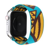 Bracelet en Nylon pour montre Apple Watch, sport, boucle, élastique, intelligent, 7 6 5 38 40 41 42 44 45 Mm, pour femmes et hommes