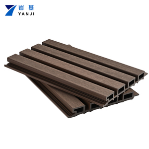 Revêtement mural extérieur <span class=keywords><strong>en</strong></span> composite <span class=keywords><strong>bois</strong></span>-plastique WPC et panneau mural décoratif WPC pour plafond, à rainures - Product Image 2