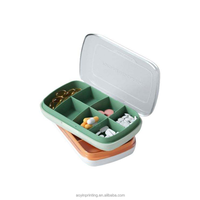 Boîte à pilules hebdomadaire personnalisée 7 jours, design moderne, distributeur de médicaments, boîte à pilules mensuelle avec rappel de stockage