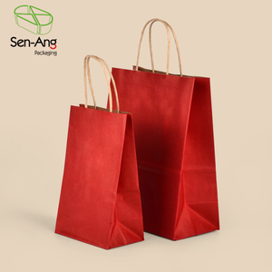 Customizable Brown Kraft Paper Bags Foldable Reusable Small <b>Gift</b> Wrapping Convenience for Clothing Shoes Charcoal Packaging - Product Image 1