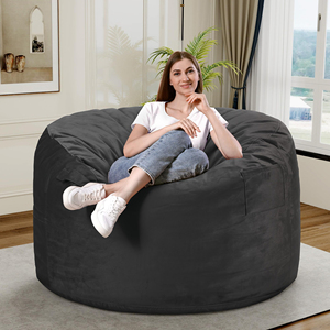 Pouf géant en peluche unique pour adulte personnalisé, housse confortable en peluche, pouf <span class=keywords><strong>de</strong></span> Noël pour adultes, chaises ergonomiques - Product Image 2