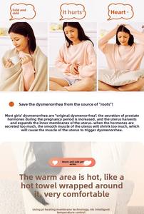 Almohadilla Térmica para Cólicos Menstruales, Cinturón de Masaje para Aliviar el Dolor con Material ABS, Batería de 1800 mAh y Control de Tiempo - Product Image 5