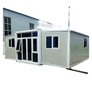 Cửa sổ lớn di động sang trọng Gia Đình Cư Trú có thể mở rộng nhà container làm bằng thép và bảng điều khiển bánh sandwich - Product Image 4