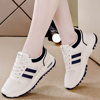 Zapatillas Deportivas Casuales de Mujer con Cordones Clásicos a la Moda, Transpirables y Ligeras para Caminar