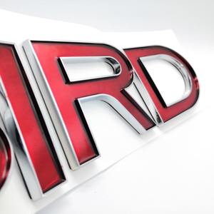 Insignias de metal personalizadas para emblema de coche, pegatinas de logotipos 3d para coche, venta al por mayor - Product Image 1