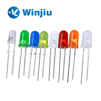Kit assorti de diodes LED 3mm 5mm 10mm F5 F3 F10 Blanc Vert Rouge Bleu Jaune Orange Rose Violet Blanc Chaud pour bricolage