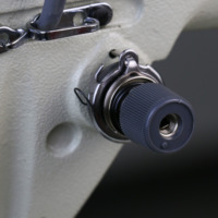 Machine à Coudre Industrielle Haute Vitesse HK-810 avec Mécanisme d'Alimentation Manuelle Pratique, Facile à Utiliser pour la Fabrication de Perruques à Usage Domestique