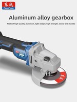 Meuleuse d'angle sans fil Dongcheng à batterie lithium 4.0Ah, multifonctionnelle pour la découpe et le polissage, usage domestique
