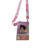 Expédition rapide en 1 à 3 jours, impression couleur personnalisée en usine, badge d'identification VIP pour événements avec cordon