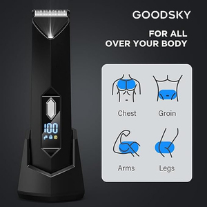 <span class=keywords><strong>Rasoio</strong></span> Elettrico GOODSKY per Zona Inguinale, <span class=keywords><strong>Trimmer</strong></span> per Peli Corporei da Uomo, <span class=keywords><strong>Rasoio</strong></span> Elettrico per Peli Pubici, Petto, Gambe e Zona Bikini, Impermeabile - Product Image 6