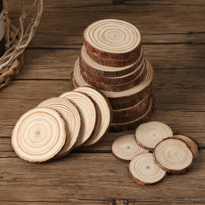 Mystic Arts Wood Slice Coasters Natural Pine Multiple Sizes Craft Decor Base - Product Image 4