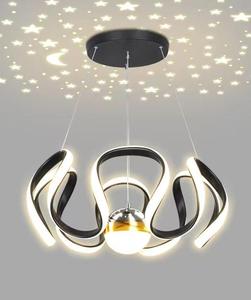 Hiện đại Scandinavian tối giản dẫn vòng đèn chùm vàng bầu trời sao Ba Quả bóng ánh sáng mặt dây chuyền đèn - Product Image 1