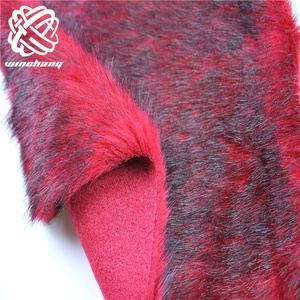 <span class=keywords><strong>Tela</strong></span> de felpa de pelo de zorro falso, supersuave, <span class=keywords><strong>gris</strong></span>, marrón, teñido con punta negra, fabricante de China, venta al por mayor - Product Image 5