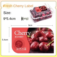 Autocollant d'étiquette de fruits, autocollant publicitaire pour célébrités du web, pastèque, pêche, raisin, autocollant en PVC personnalisé, adhésif universel, étiquette de boîte de fruits