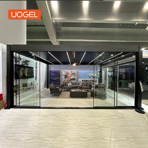 UOGEL C7 Op maat gemaakte luxe aluminium buitenmotorische gazebos <span class=keywords><strong>pergola</strong></span> waterdichte moderne overkapping met afstandsbediening en handmatige bediening poedercoating - Product Image 3
