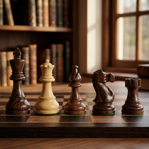 Staunton <b>Chess</b> <b>Set</b> for Children C350 Pieces with Table & Cardboard Box Packaging for Play and Learning - Product Image 2