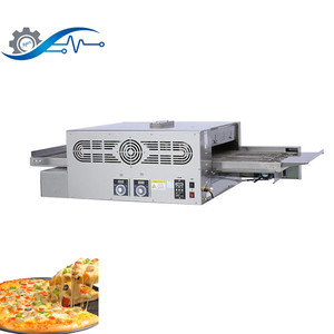 Horno de <span class=keywords><strong>Pizza</strong></span> Comercial a Gas con Cinta Transportadora 0-400 ℃   Área de cocción de 560*390 mm, 10-20 pizzas/hora - Product Image 1
