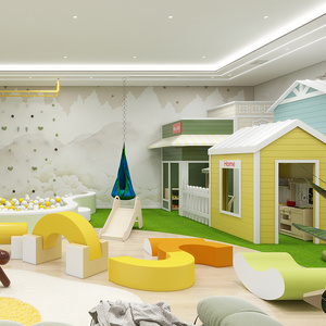 Aire de jeux intérieure miniature sur mesure pour hôtel, chambre familiale, espace de jeu pour enfants dans une suite parent-enfant - Product Image 2