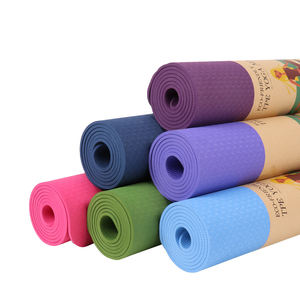 Haute qualité XINGYUN 6mm d'épaisseur TPE tapis de Yoga 183cm Double face antidérapant Logo personnalisé en gros de l'usine - Product Image 4